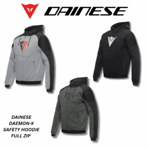 Dainese daemon x safety hoodie full zip hoodie for men