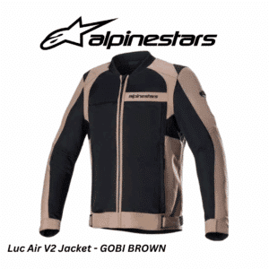 Alpinestars mtr gear jacket luc air v2 air gobi brown jacket