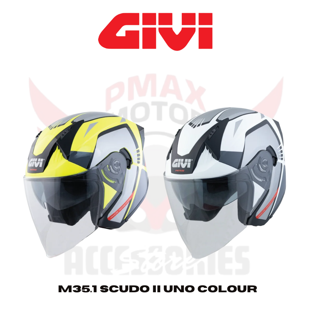 Givi M35.1 Scudo Ii Graphic Uno Colour Helmet Givi M35.1 Scudo Ii Graphic Uno Colour Helmet