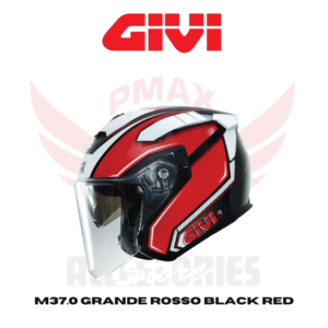 Givi M37.0 Grande Graphic Rosso Black Red Helmet