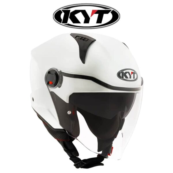 kyt d-city plain white helmet