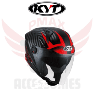 Kyt D-city Stripe Black Red Helmet