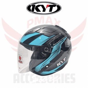 Kyt Hellcat Asymmetric Black Blue Helmet