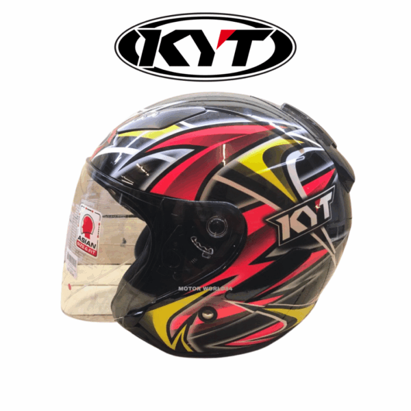 kyt hellcat bike in black fuxia helmet