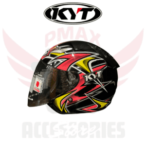 Kyt Hellcat Galaxy Bike Black Fuxia Helmet