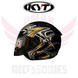 Kyt Hellcat Galaxy Bike Black Gold Helmet