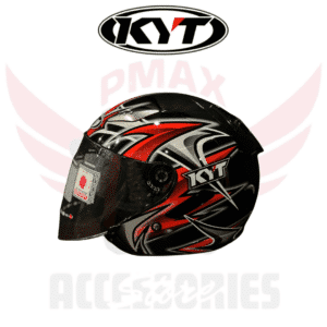 Kyt Hellcat Galaxy Bike Black Red Helmet