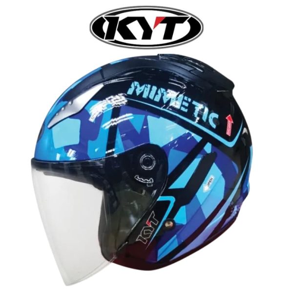 kyt hellcat mimetic blue helmet