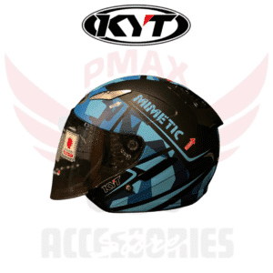 Kyt Hellcat Mimetic Matte Blue Helmet