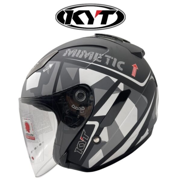 kyt hellcat mimetic matte grey helmet