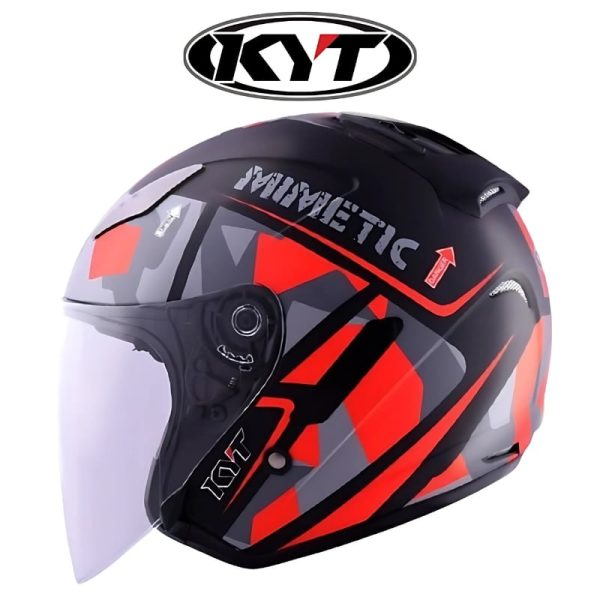 kyt hellcat mimetic matte red helmet
