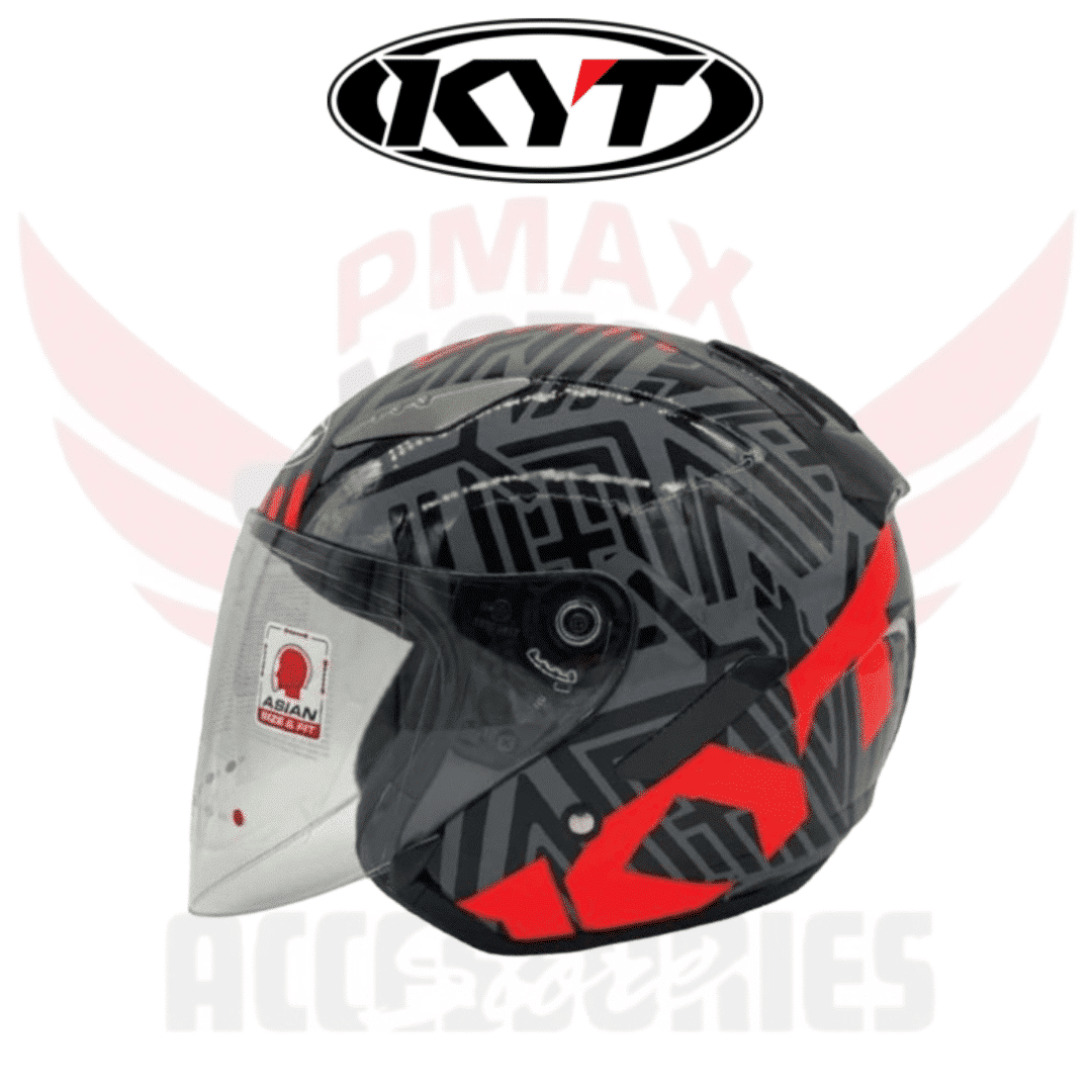 Kyt Hellcat Neon Red Fluo Kyt Hellcat Neon Red Fluo