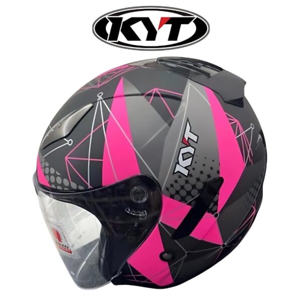 kyt hellcat new graphic pink helmet