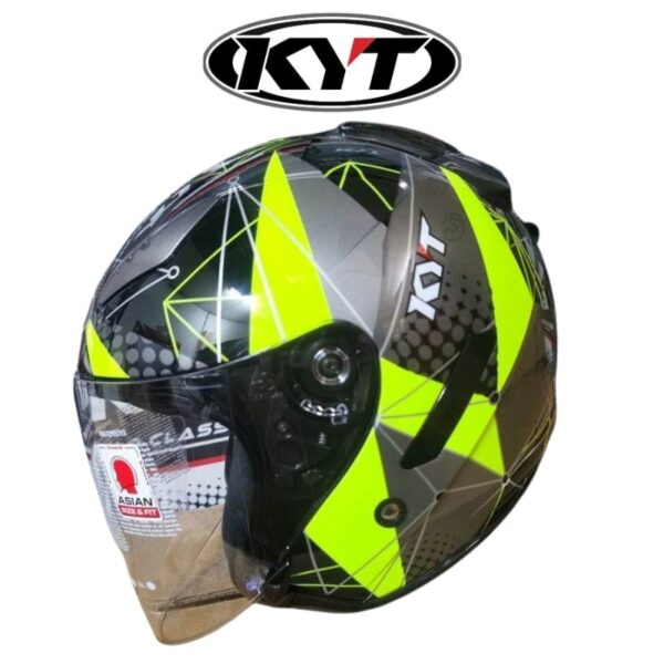 kyt hellcat new graphic yellow helmet