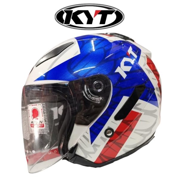 kyt hellcat star white helmet