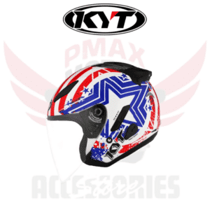 Kyt Hellcat Star#2 Plain White Helmet
