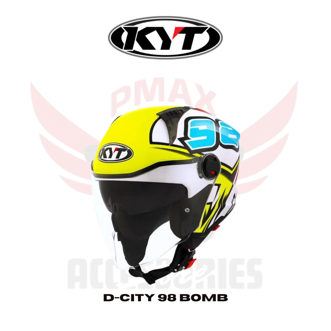 Kyt Helmet D-city 98 Bomb Helmet Kyt Helmet D-city 98 Bomb Helmet