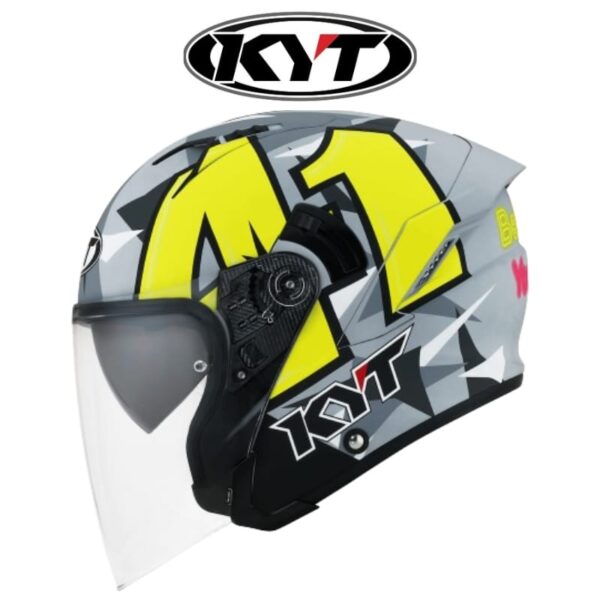 kyt nfj espargaro 2019 gloss grey helmet