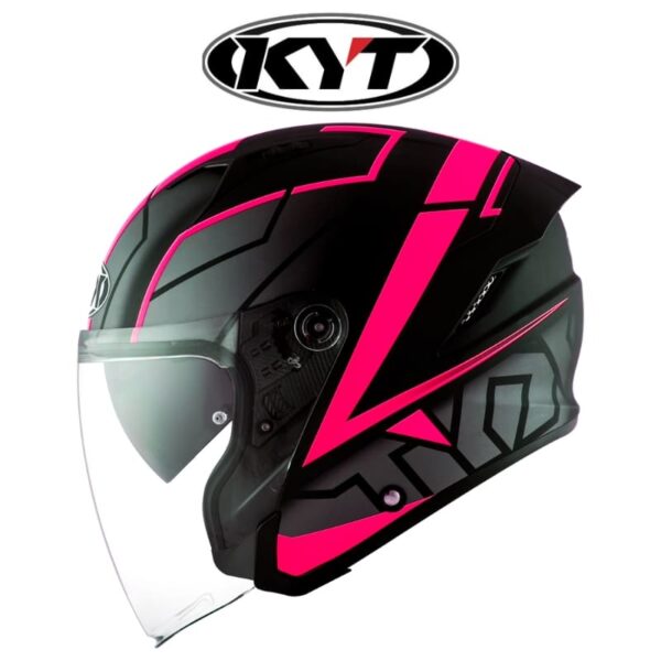 kyt nfj motion fuxia fluo helmet