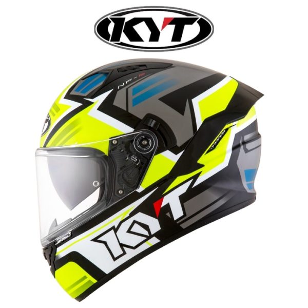 kyt nfr artwork yellow grey helmet