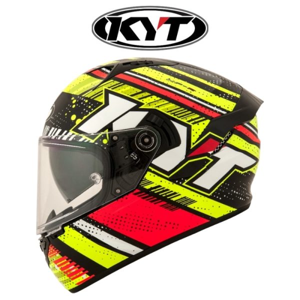 kyt nfr energy red yellow helmet