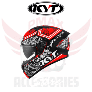Kyt Nfr Steel Flower Red Helmet