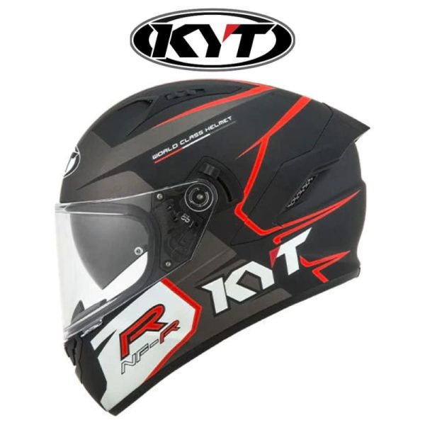 kyt nfr track matte grey helmet