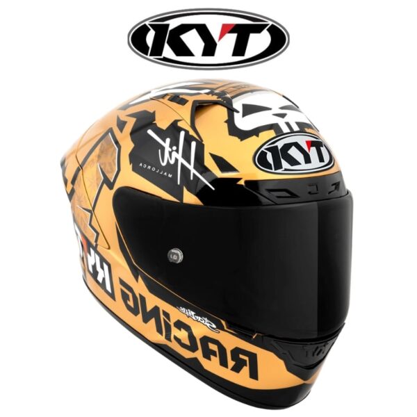 kyt nz race augusto world champion 2022 gold l.e helmet