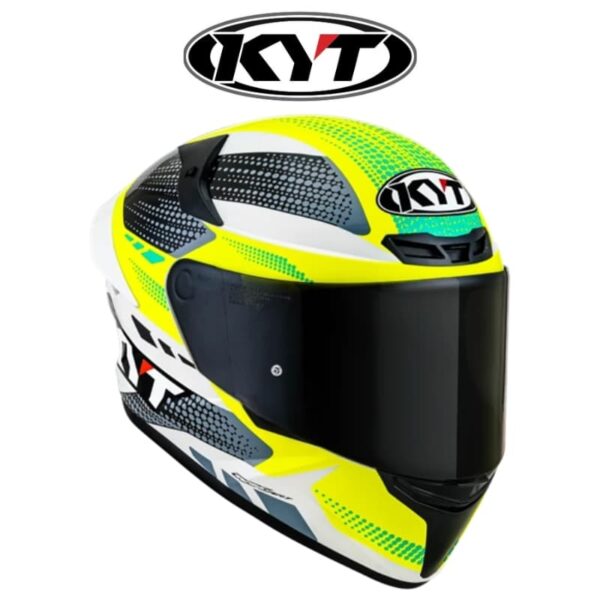 kyt tt course gear black yellow helmet