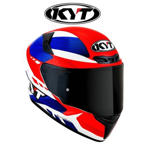 kyt tt course gear blur red helmet