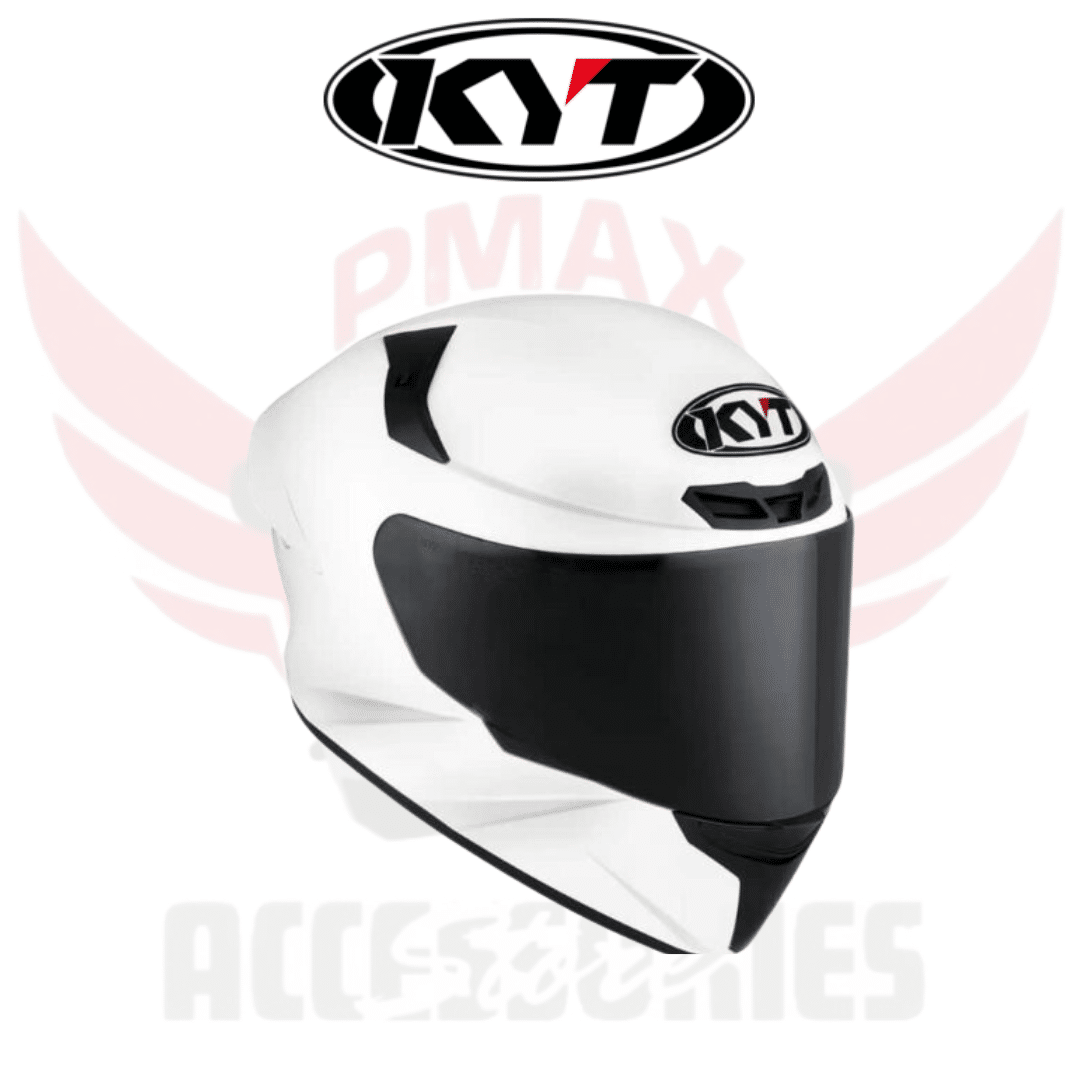 Kyt Tt Course Plain Gloss White Kyt Tt Course Plain Gloss White