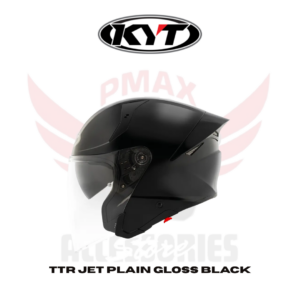 Kyt Ttr Jet Plain Gloss Black Helmet