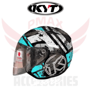 Kyt Hellcat K-racing Black/aqua Blue