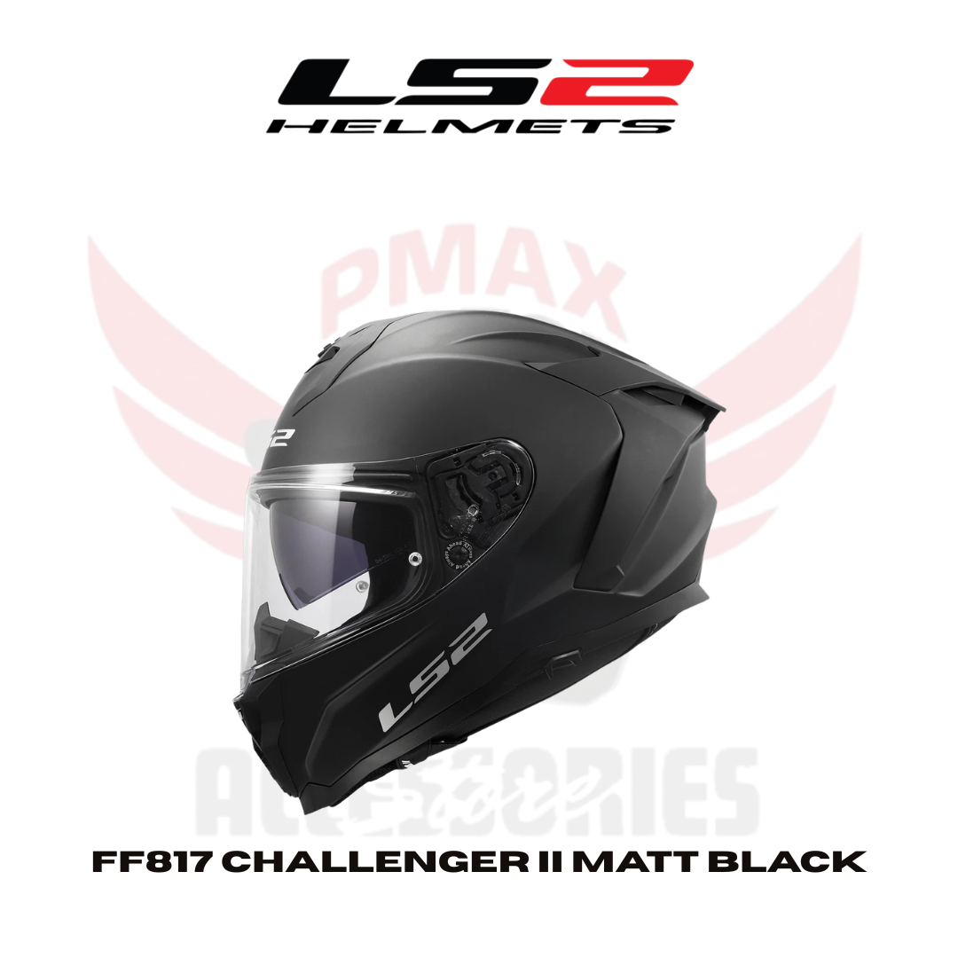 Ls2 Ff817 Challenger Ii Solid Matt Black Helmet Ls2 Ff817 Challenger Ii Solid Matt Black Helmet