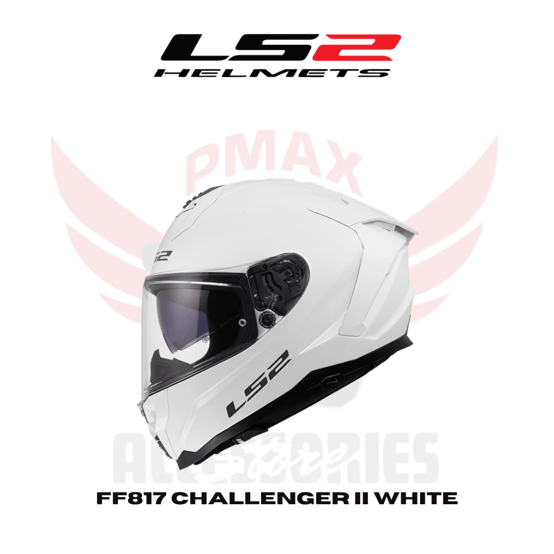 Ls2 Ff817 Challenger Ii Solid White Helmet Ls2 Ff817 Challenger Ii Solid White Helmet