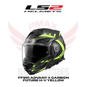 Ls2 Ff901 Advant X Carbon Future H-v Yellow 06 Helmet