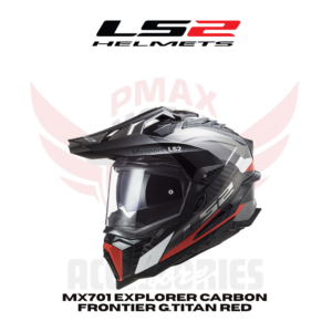 Ls2 Mx701 Explorer Gloss Frontier G Titan Red Helmet