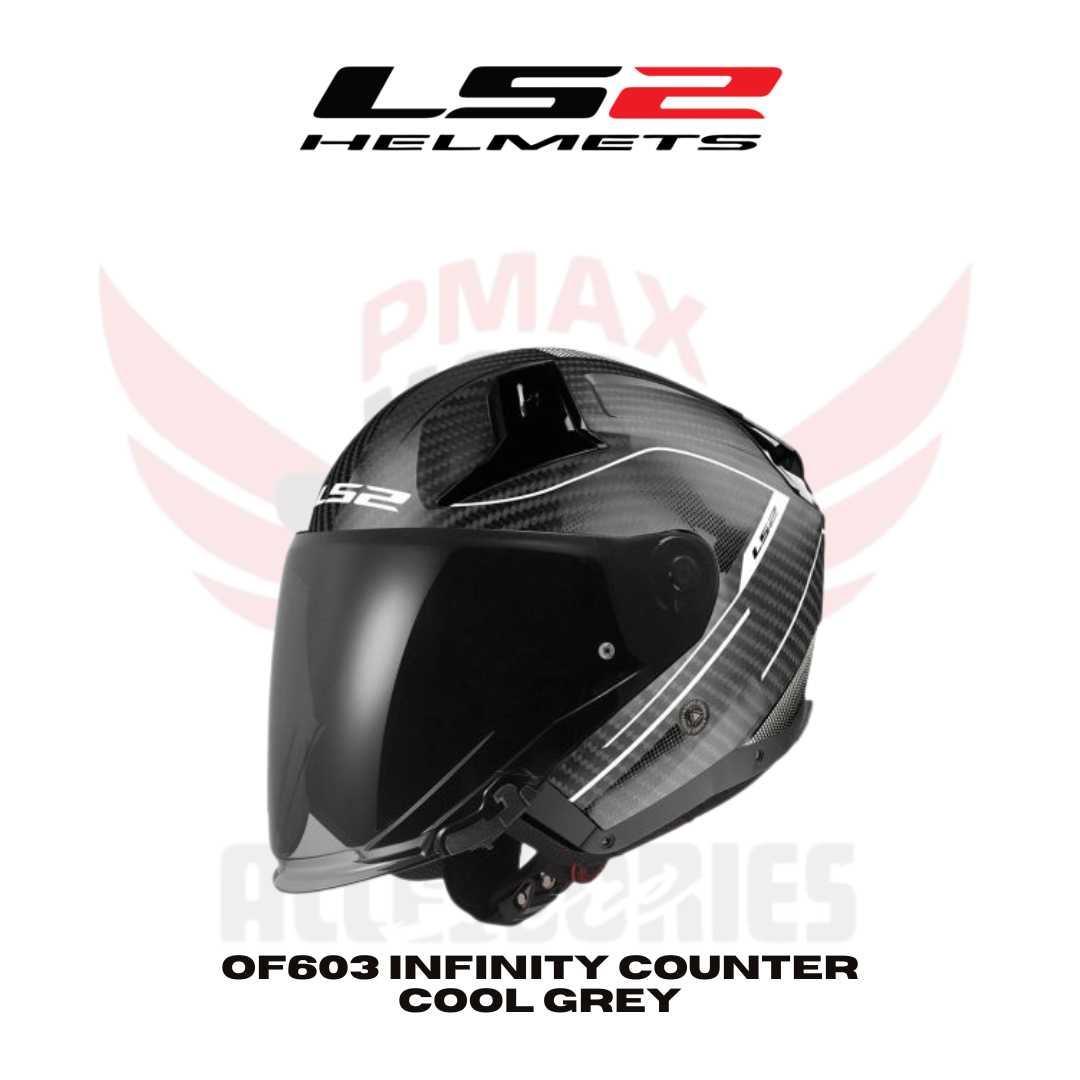Ls2 Of603 Infinity Ii Counter Cool Grey Helmet Ls2 Of603 Infinity Ii Counter Cool Grey Helmet