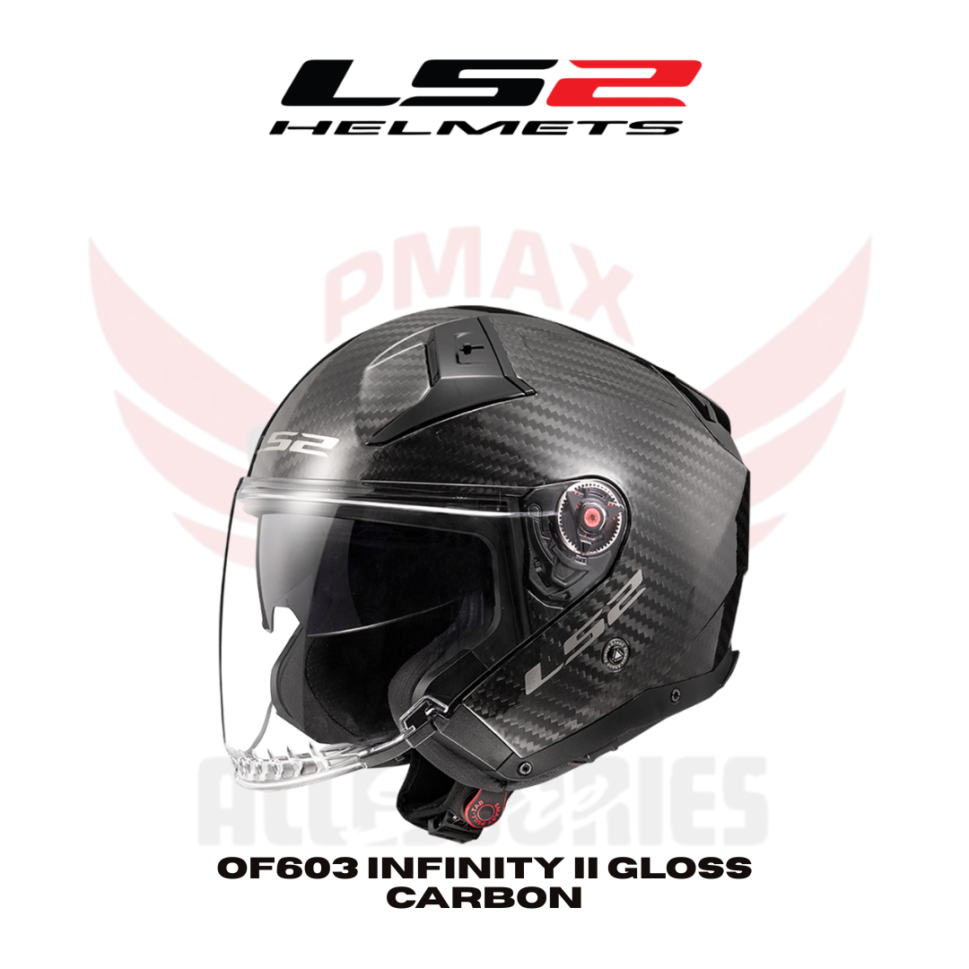 Ls2 Of603 Infinity Ii Gloss Carbon Helmet Ls2 Of603 Infinity Ii Gloss Carbon Helmet