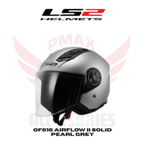 Ls2 Of616 Airflow Ii Solid Pearl Grey Helmet