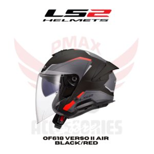 Ls2 Of618 Verso Ii Air Black/Red Helmet