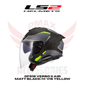 Ls2 Of618 Verso Ii Air Matt Black/H-vis Yellow Helmet