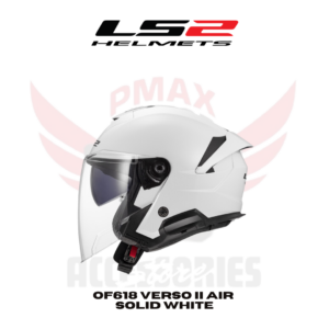 Ls2 Of618 Verso Ii Air Solid Gloss White Helmet