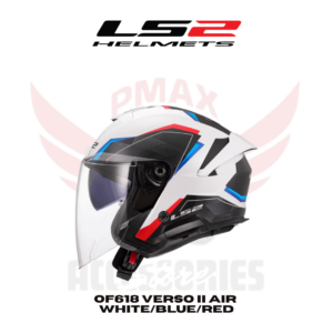 Ls2 Of618 Verso Ii Air White/Blue/Red Helmet
