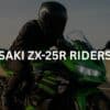 motorcyclist riding a kawasaki zx 25r on highway