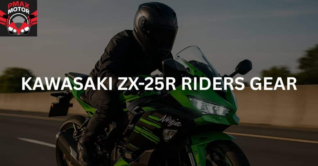 motorcyclist riding a kawasaki zx 25r on highway