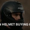 malaysian motorcyclist wearing a nolan helmet