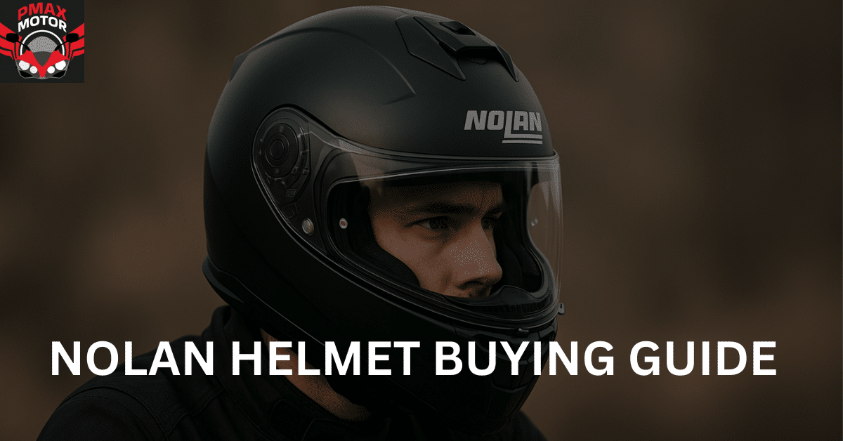 malaysian motorcyclist wearing a nolan helmet