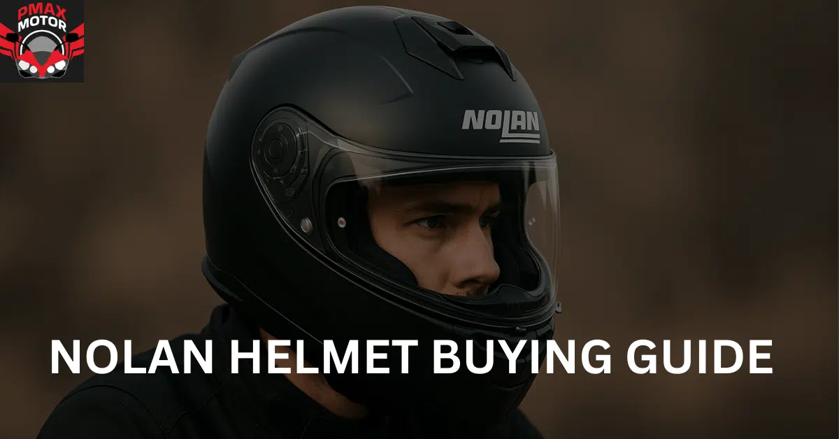 malaysian motorcyclist wearing a nolan helmet