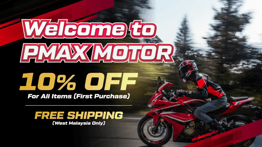 Pmax motor promotion for 10% for first time purchase with free shipping